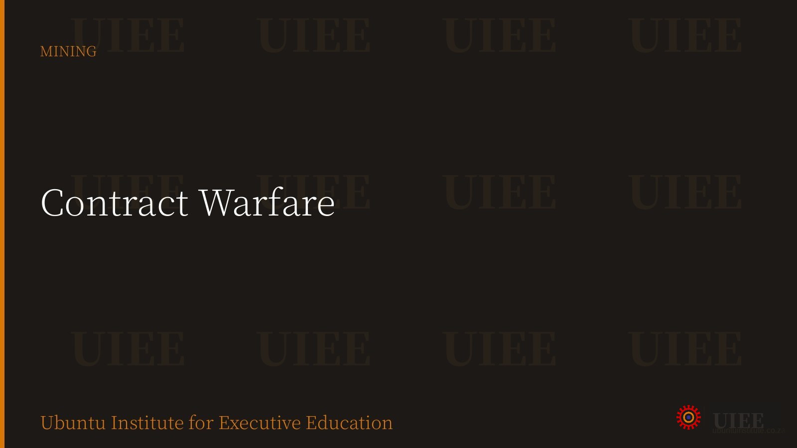 Contract Warfare
