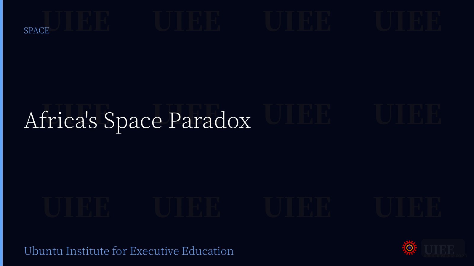 Africa's Space Paradox