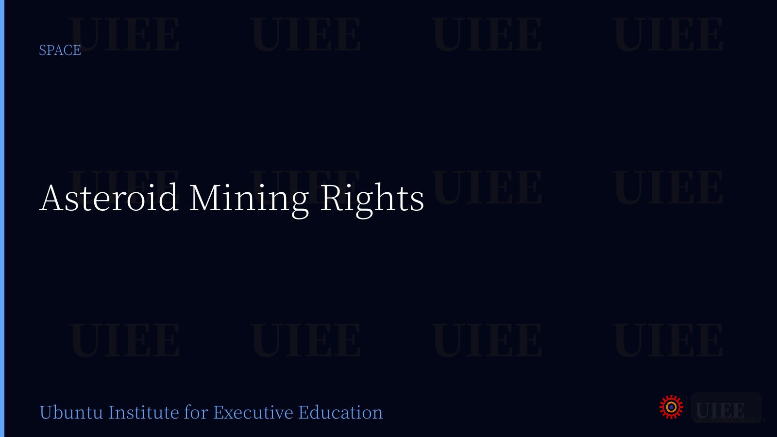 Asteroid Mining Rights