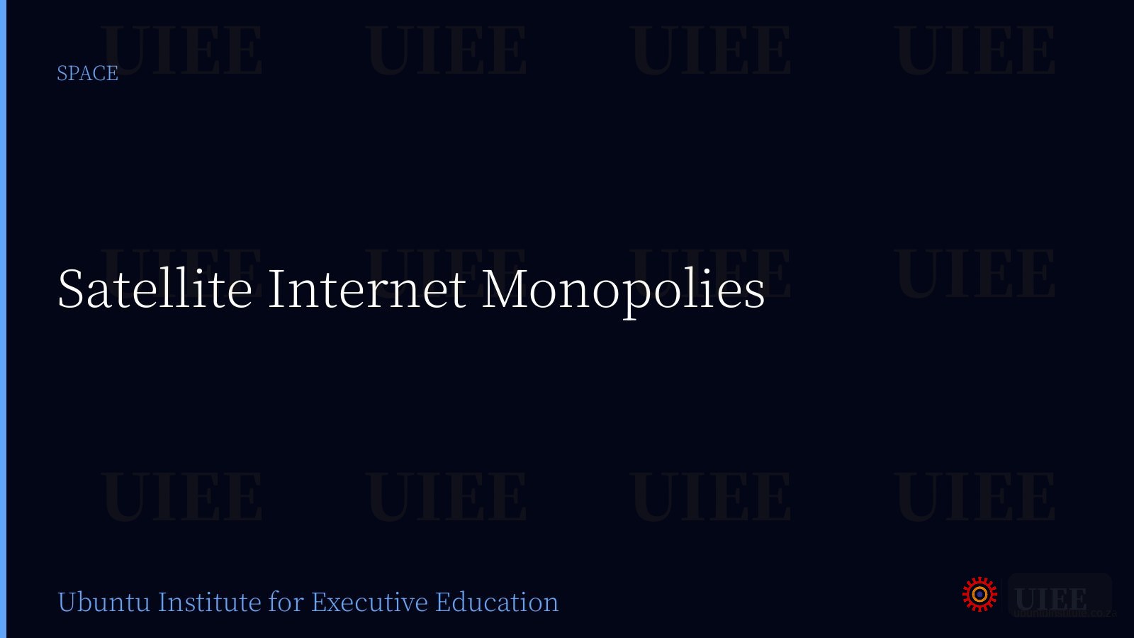Satellite Internet Monopolies