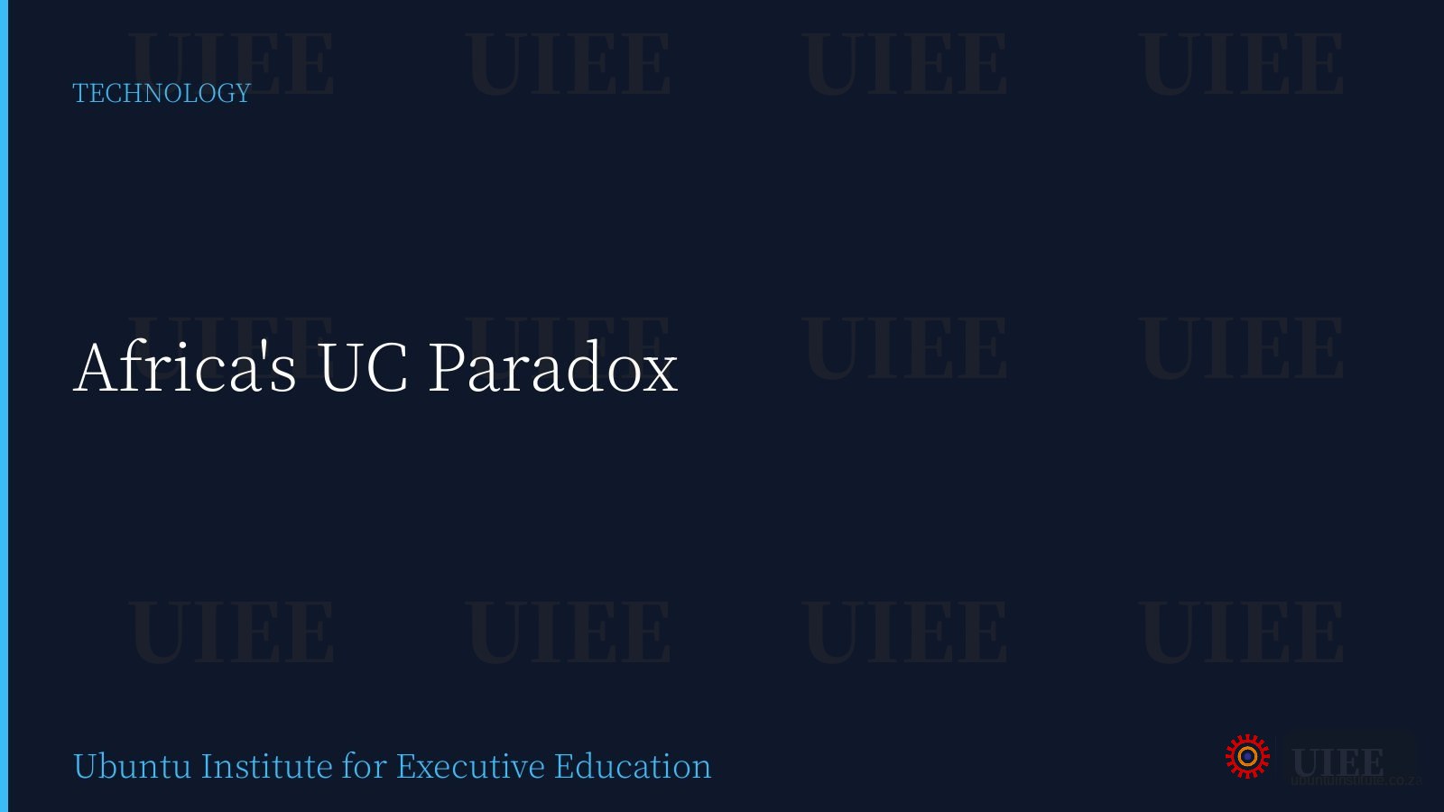 Africa's UC Paradox