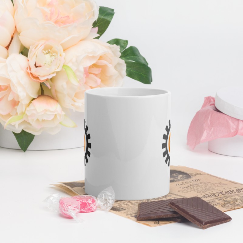 Ubuntu White Glossy Mug — view 2