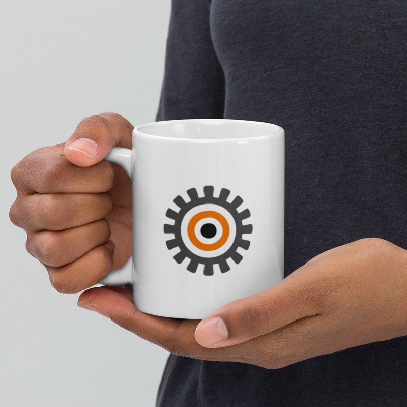 Ubuntu White Glossy Mug — view 3